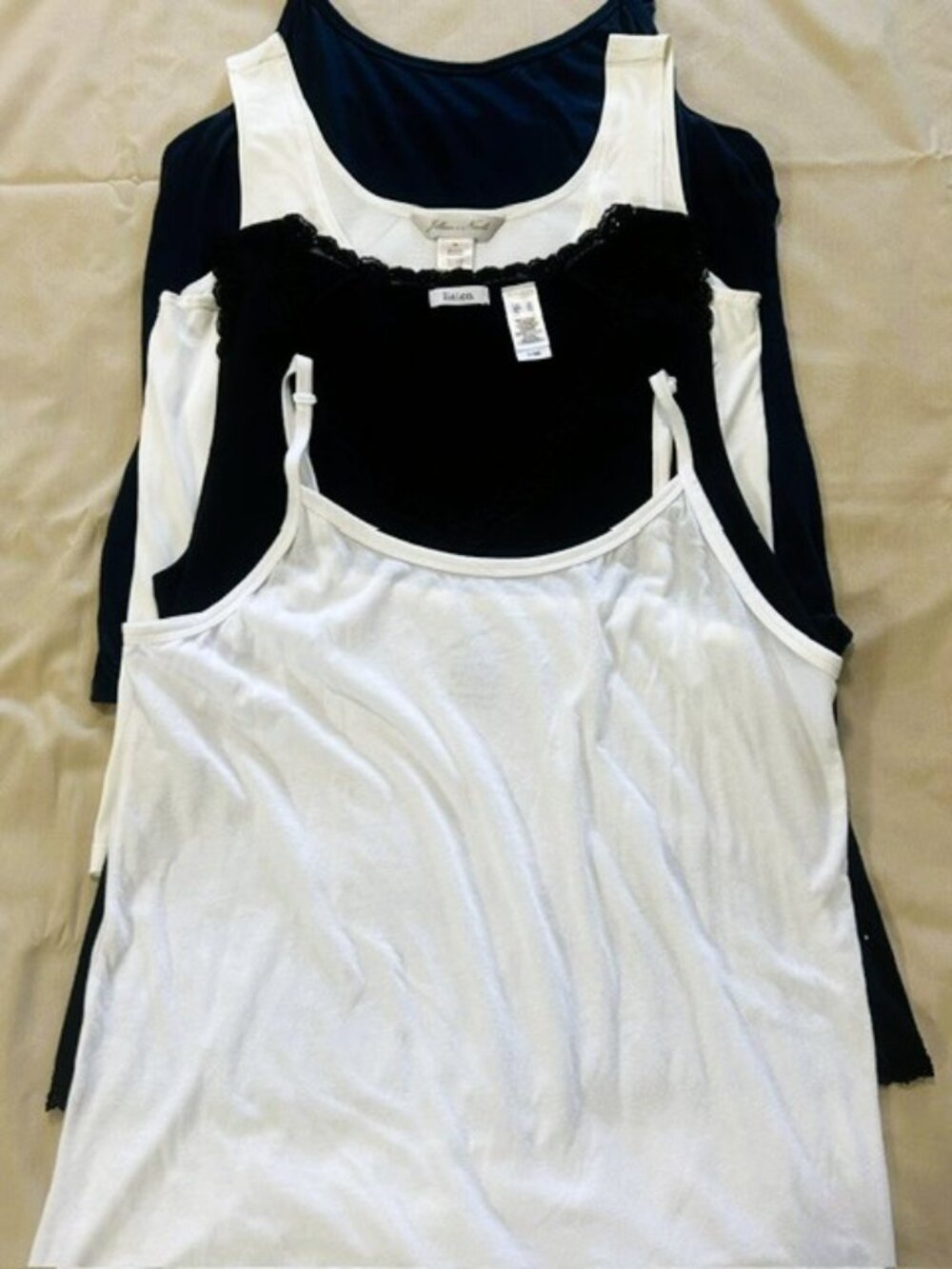 Cami Bundle XL Navy Cream Black White